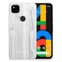 Google Pixel 4a Bumper Hoesje White Wood