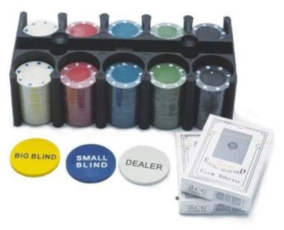 Retr-Oh pokerset 20 x 4,5 cm karton 207-delig