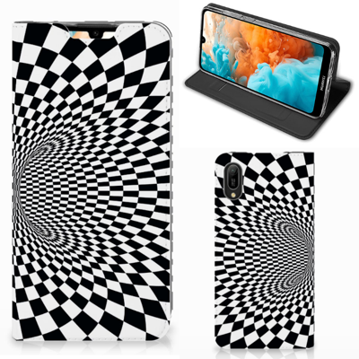 Huawei Y6 2019 Stand Case Illusie