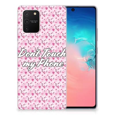 Samsung Galaxy S10 Lite Silicone-hoesje Flowers Pink DTMP Samsung Galaxy S10 Lite Silicone-hoesje Flowers Pink DTMP