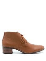 Sarah Chofakian bottines Rizzo en cuir - Marron