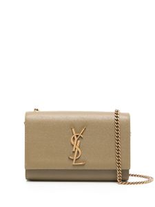 Saint Laurent sac porté épaule Kate en cuir - Vert