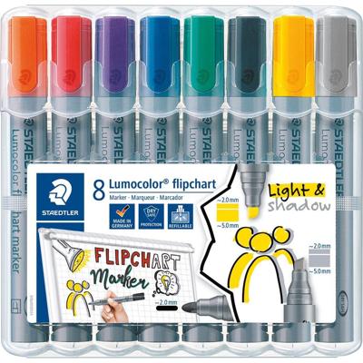 Staedtler merkstift Lumocolor Flipchart 8 stuks Staedtler merkstift Lumocolor Flipchart 8 stuks