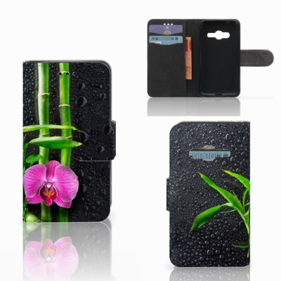 Samsung Galaxy Trend 2 Hoesje Orchidee Samsung Galaxy Trend 2 Hoesje Orchidee