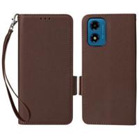 Motorola Moto G24 Power/G24 Wallet Case met Magnetische Sluiting - Bruin - thumbnail