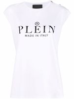 Philipp Plein t-shirt à logo imprimé - Blanc - thumbnail