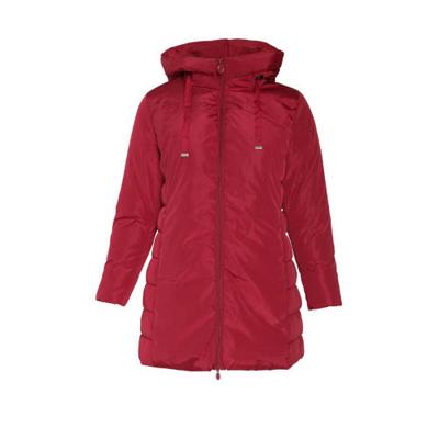 Paprika gewatteerde jas donkerrood