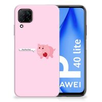 Huawei P40 Lite Telefoonhoesje met Naam Pig Mud - thumbnail