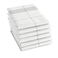 DDDDD Morvan theedoek 60x65cm bio katoen wit (6 stuks)