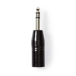 Nedis XLR-Adapter | XLR 3-Pins Male naar 6,35 mm Male | 1 stuks - COTP15943BK COTP15943BK