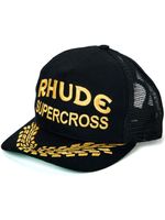 RHUDE casquette Supercross Trucker - Noir