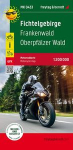 Wegenkaart - landkaart MK0433 Motorkarte Fichtelgebirge - Frankenwald