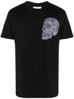 Philipp Plein t-shirt en coton à imprimé tête de mort - Noir - thumbnail