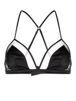 Dolce & Gabbana panelled tulle satin bra - Noir - thumbnail