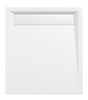 Polysan Varesa rechthoekige douchebak 90x80cm wit