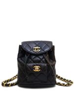 CHANEL Pre-Owned mini sac à dos Duma (1992-1994) - Noir - thumbnail