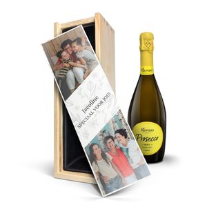 Wijn in bedrukte kist - Riondo Prosecco Spumante