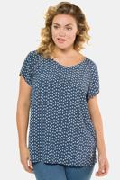 Ulla Popken Tuniek, relaxed, strijkvrij, raglannaden - Grote Maten