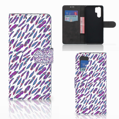 Huawei P30 Pro Telefoon Hoesje Feathers Color Huawei P30 Pro Telefoon Hoesje Feathers Color