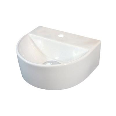 Fontein Moon Halfrond 30x25x11,5cm Keramiek Glans Wit