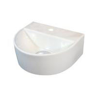 Fontein Moon Halfrond 30x25x11,5cm Keramiek Glans Wit