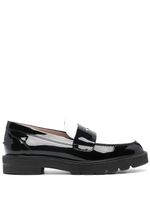 Stuart Weitzman mocassins Palmer en cuir - Noir