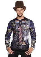 Mr. Steampunk t-shirt fotorealistisch - thumbnail