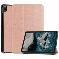 Tri-Fold Series Nokia T20 Smart Folio Case - Rose Gold - thumbnail