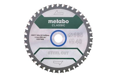 Metabo steel cut/sandwich panel - classic 628273000 Cirkelzaagblad 165 x 20 x 1.6 mm Aantal tanden: 40 1 stuk(s)