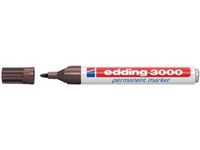 Viltstift edding 3000 rond donkerbruin 1.5-3mm