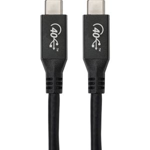 Renkforce USB-kabel USB 4.0 USB-C 0.80 m Zwart Aluminium-stekker RF-4870098