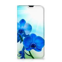 iPhone 13 Pro Smart Cover Orchidee Blauw - Cadeau voor je Moeder