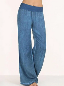 Basic Solid Casual Pants