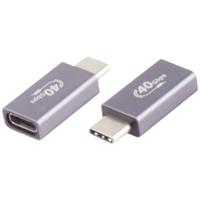 USB-C ® adapter, USB-C ® bus, 4.0, metaal, Pro 10080138 BKL Electronic 1 stuk(s) - thumbnail