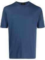 Roberto Collina t-shirt en coton à manches courtes - Bleu - thumbnail