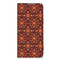 OnePlus Nord 2T Hoesje met Magneet Batik Brown