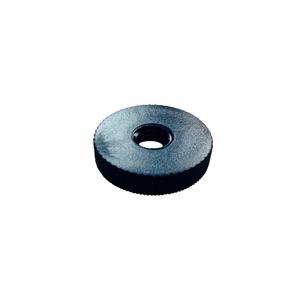 Steldop zwart rond Ø 3 cm en hoogte 0,5 cm van kunststof (M10) - 4 stuks