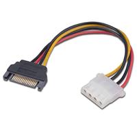 Akasa AK-CBPW03-15 SATA Power naar 4-pins Molex Connector Adapter