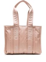 Chloé sac cabas Woody médium - Rose - thumbnail