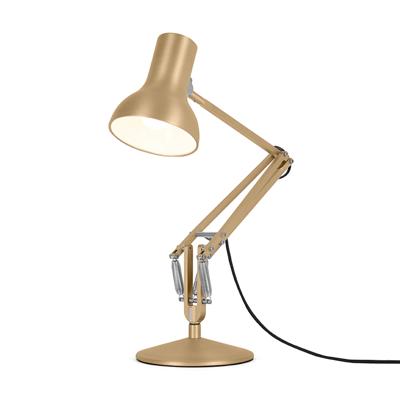 Anglepoise Type 75 Mini Desk Lamp Bureaulamp Gold Lustre