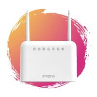 STRONG 4G LTE Router 350 – verbetert je internetverbinding, ideaal voor campingbus of weekendhuis, routers voor alle simkaartformaten, met hoge veiligheid en 150 Mbit/s