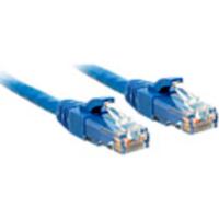 LINDY 48020 RJ45 Netwerkkabel, patchkabel CAT 6 U/UTP 5.00 m Blauw 1 stuk(s) - thumbnail