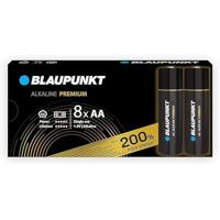 BLAUPUNKT AAA PREMIUM alkalinebatterijen, verpakking van 8, voor gamecontrollers en speelgoed, LR03BPR/8CP