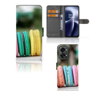 OnePlus Nord 2T Book Cover Macarons