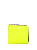 Comme Des Garçons Wallet portefeuille Super Fluo à fermeture zippée - Jaune - thumbnail