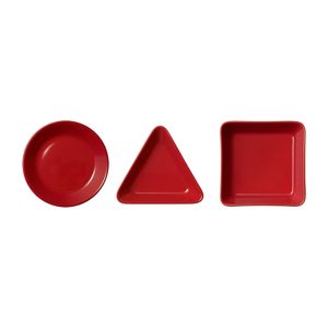 Iittala Teema Serveerset rood 3 delig