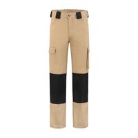 WW4A Werkbroek Katoen/Polyester - Kaki/Zwart