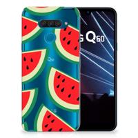 LG Q60 Siliconen Case Watermelons
