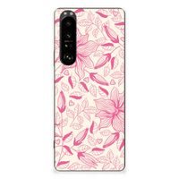 Sony Xperia 1 III TPU Case Pink Flowers - thumbnail