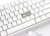 Ducky One 3 Classic White TKL toetsenbord USB Amerikaans Engels Wit - thumbnail